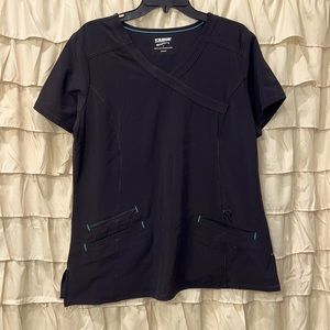 Medium black Scrubstar scrub top